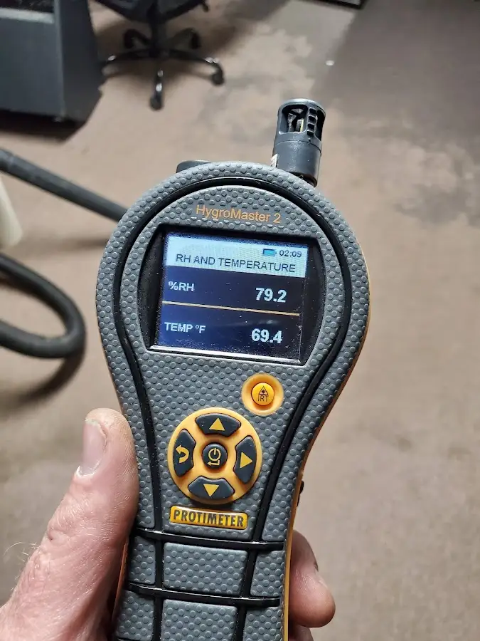 Moisture meter humidity assessment for Fire & Smoke Damage Restoration in Volney
